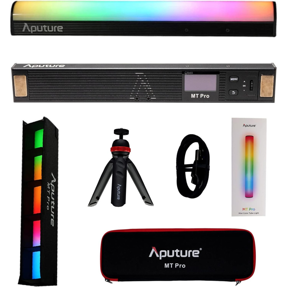 Aputure MT Pro Full-Color Mini LED Tube Light CCT 2000K-10000K RGBWW Light Stick CRI 95+ TLCI 98+ Podporuje ovládání app.