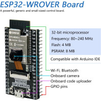 FREENOVE 4WD auta Kit pro ESP32-WROVER (součástí) (kompatibilní s Arduino IDE), kamera, matice s výrazy, vyhýbání překážkám