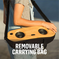 House of Marley Bag of Riddim 2 - Bluetooth reproduktor Portable Bamboo Audio Sound System + REWIND Fabric Travel Bag