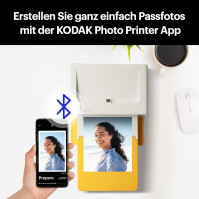 KODAK Dock Plus 4PASS Instant Photo Printer (4x6 palců) + 90 listů balení