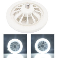 Stropní ventilátory Haofy s dálkovým ovládáním, 36W stropní ventilátor 9,8" malá tichá LED lampa ventilátoru E27 pro ložnice