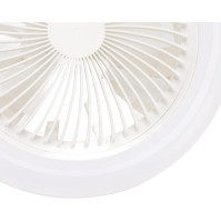 Stropní ventilátory Haofy s dálkovým ovládáním, 36W stropní ventilátor 9,8" malá tichá LED lampa ventilátoru E27 pro ložnice