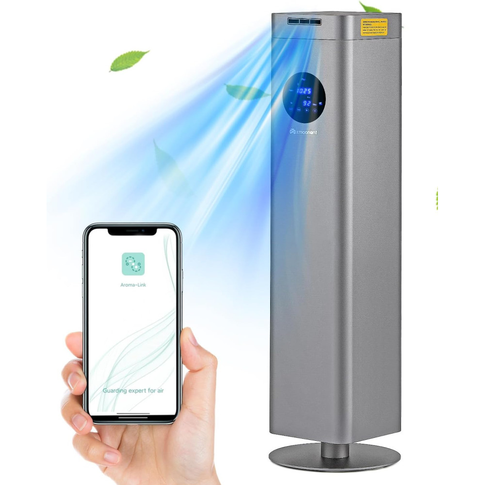 Mxmoonant Scent Air Machine, Bezvodá kondenzační nebulizace, Komerční, Krycí 3000 m³, 1500 ml Láhev na olej, pro kancelář