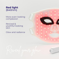 LUSTRE® ClearSkin Revive LED Mask - Pro pleť náchylnou k nedokonalostem | Červené a modré světelné terapie pro obličej