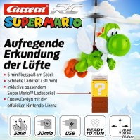 Carrera RC Super Mario™ - Flying Yoshi I elektrický vrtulník na dálkové ovládání od 8 let I včetně dálkového ovládání a baterií