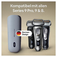 Braun PowerCase, nabíjecí pouzdro pro elektrické holicí strojky, kompatibilní s elektrickými holicími strojky Braun Series 9 a 8