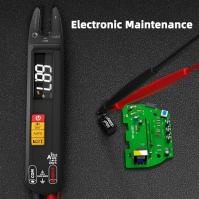 BSIDE U1 Mini digitální multimetr s otevřenou čelistí Klešťový multimetr AC DC Velký barevný LCD displej Inteligentní multifunkč