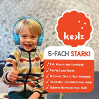 Kekz starter set premium red: sluchátka Kekz včetně Cookie Crew radio play & Wunderkekz, exkluzivně na Amazonu s taškou KEKZ col