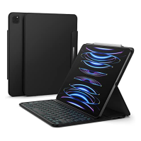 Dracool pouzdro s klávesnicí pro iPad Pro 12,9" s držákem pera Magnetické ultratenké lehké a přenosné pouzdro s podsvícenou kl.