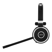 Jabra Evolve 65 Wireless Mono On-Ear Headset - certifikovaná sluchátka Microsoft s baterií s dlouhou výdrží - USB Bluetooth adap