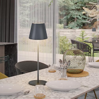 Stolní lampa RWWR Bezdrátové stmívatelné dotykové ovládání 2700K-4000K USB dobíjecí stolní lampa Venkovní LED dobíjecí stolní la