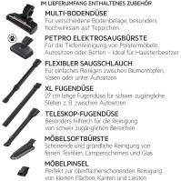 AEG QX7-1-I360 Bezdrátový akumulátorový ruční vysavač / Bezpylový vysavač / Tichý / 50 minut provozní doba / 2v1 / Chlupy zvířat