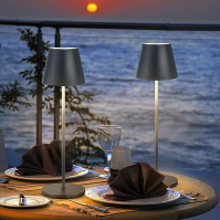 NiceBuy Stolní lampa bezdrátová stmívatelná dotyková LED stolní lampa Baterie USB dobíjecí venkovní stolní lampa bezdrátová lamp