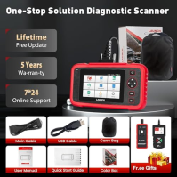 2023 Newest CRP129i Elite OBD2 Scanner, 4 systém ABS/SRS/TCM/Engine OBD2 Scanner 8 Reset TPMS/Oil/EPB/SAS/BMS/Throttle Reset, In