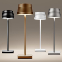 SLSMD Stolní lampa bezdrátová IP54 Led venkovní lampa 6000mAh Baterie kempinková stolní lampa dobíjecí noční lampa dotykové stmí