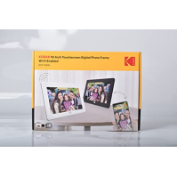 KODAK Digital Photo Frame WiFi 10" HD IPS dotykový displej Smart elektronický fotorámeček Cloud s aplikací, 16GB paměť, podpora 