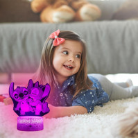 Nocles STITCH Lamp Lilo And Stitch Gifts Lilo And Stitch Gifts Girl Child Child 3d Lamp Stitch Girl Child Night Light Dětské noč