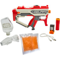 Nerf Pro Gelfire Mythic Blaster, 1600 hydratovaných gelfire kuliček, zásobník na 800 kuliček, s akumulátorem a ochranným