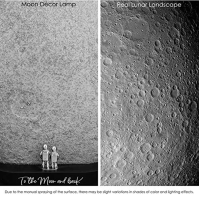 mamre Moon Dekor Lamp Výročí Chodit s někým Valentýn Dárkové nápady Astronomie Umělecká díla, na Měsíc a zpět