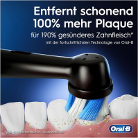 Oral-B iO série 6 Elektrický zubní kartáček, 2 nástavce, 5 režimů čištění pro péči o zuby, displej a cestovní pouzdro, n