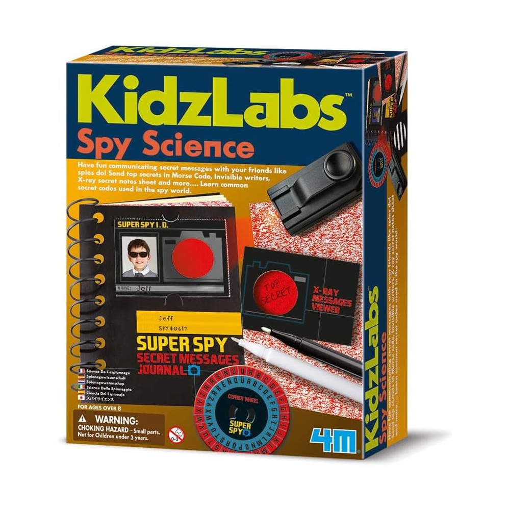 4M Spy Science Secret Message Kit