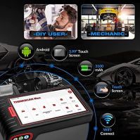 thinkcar ThinkScan Max OBD2 Diagnostický nástroj OBD2 Scanner pro kompletní diagnostiku systému Bluetooth adaptér Diagnostická č