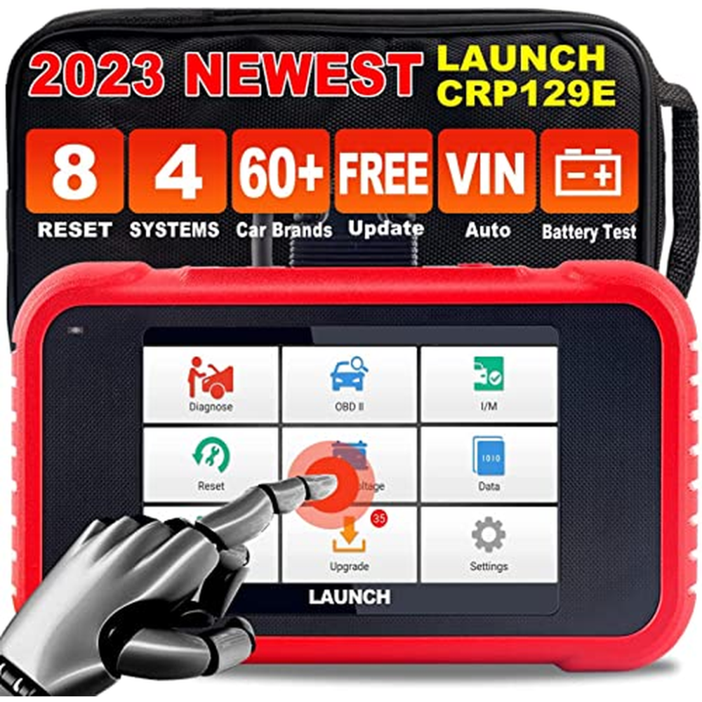 LAUNCH CRP129E OBD2 diagnostický nástroj pro automobily, čtečka kódů automobilů, EOBD tester pro ABS, SRS, motor a převodovku, s