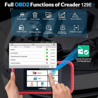 LAUNCH CRP129E OBD2 diagnostický nástroj pro automobily, čtečka kódů automobilů, EOBD tester pro ABS, SRS, motor a převodovku, s