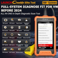 LAUNCH X431 Elite OBD2 čtečka kódů pro AUDI pro VW pro Škoda pro Seat, kompletní systémový obousměrný diagnostický nástroj, 31+ 