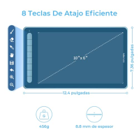 XP-PEN Deco LW bezdrátový kreslicí tablet 10" x 6" s digitálním grafickým tabletem a stylusem X3 Elite bez baterií, podporuje fu