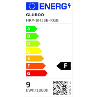 GLUROO Stojací lampa s dálkovým ovládáním, stojací lampa se 3 barvami, plynulé světlo, stojací lampa se stmívatelnou žárovkou do