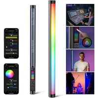 NEEWER TL60 RGB Video Light Stick, plně barevné RGBWW fotografické video světlo Handheld Light Stick podporuje ovládání APP/2.4G