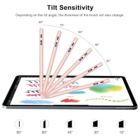 iPad Stift, iPad Pencil 2. Generation, iPad Pen Apple Pen für iPad mit LED-Display Tilt & Palm Rejection, Pencil für iPad 10/9/8