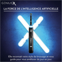 Elektrický zubní kartáček Oral-B Genius X Luxe Edition 20000 Midnight Black.