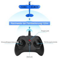 Henakmsl RC letadlo, 2 CH dálkově ovládané letadlo 2,4 GHz RC letadlo rtf pro začátečníky, děti a dospělé, hračka letadlo s USB 