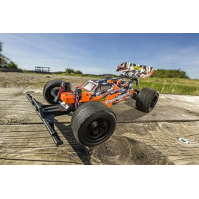 Carson 500404237 - 1:10 FE Speed Warrior 2.4G 100%RTR oranžová - dálkově ovládané auto, RC buggy, včetně baterií a dálkového ovl