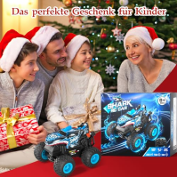 Sunrad Auto na dálkové ovládání, 1:20 RC Monster Truck s 360° otáčením ve svislé poloze, dobíjecí 2,4GHz terénní RC auta s LED s