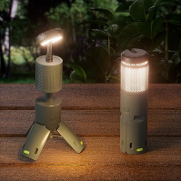 Viozon Outdoor Camping Lantern Light, dobíjecí s 10000mAh Power Bank, výška, nastavitelný jas, 450LM, IPX5 vodotěsný, 3 světelné