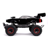 Jada Toys Fast & Furious RC Car, 1970 Dodge 4x4 4x4 auto na dálkové ovládání, funkce Turbo, 2kanálové rádiové dálkové ovládání, 