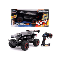 Jada Toys Fast & Furious RC Car, 1970 Dodge 4x4 4x4 auto na dálkové ovládání, funkce Turbo, 2kanálové rádiové dálkové ovládání, 