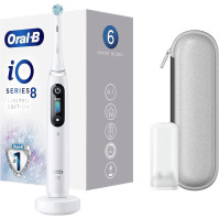 Oral-B Elektrický zubní kartáček Ricaricabile iO 8 Edizione Limitata bílý, revoluční magnetická technologie, barevný