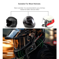 Lemnoi Ejeas V6 Pro headset - interkom pro motocyklisty, Bluetooth, komunikační dosah 1200 m, vodotěsný