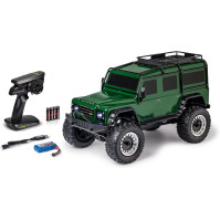 Carson Modellsport Carson 500404236 1:8 Land Rover Defender 100% RTR British Green Car, RC vozidlo, včetně baterií a dálkového o