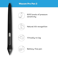 Grafický tablet Wacom Intuos Pro (velikost: S)/Profesionální tablet s perem obsahuje stylus Wacom Pro Pen 2 s náhradními hroty, 