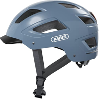 ABUS Hyban 2.0 City Helmet - Odolná cyklistická přilba pro každodenní použití s tvrdou skořepinou ABS - pro ženy a muže - modrá,