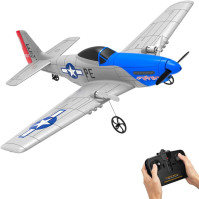 VOLANTEXRC RC letadlo připravené k letu pro začátečníky, 2.4Ghz 2CH dálkově ovládané letadlo P51 Mustang hračka dárek