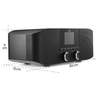 Hama WLAN internetové rádio a DAB rádio DAB Plus rádio s Bluetooth Kuchyňské rádio Internetové rádio Digitální rádio DAB+ Stereo