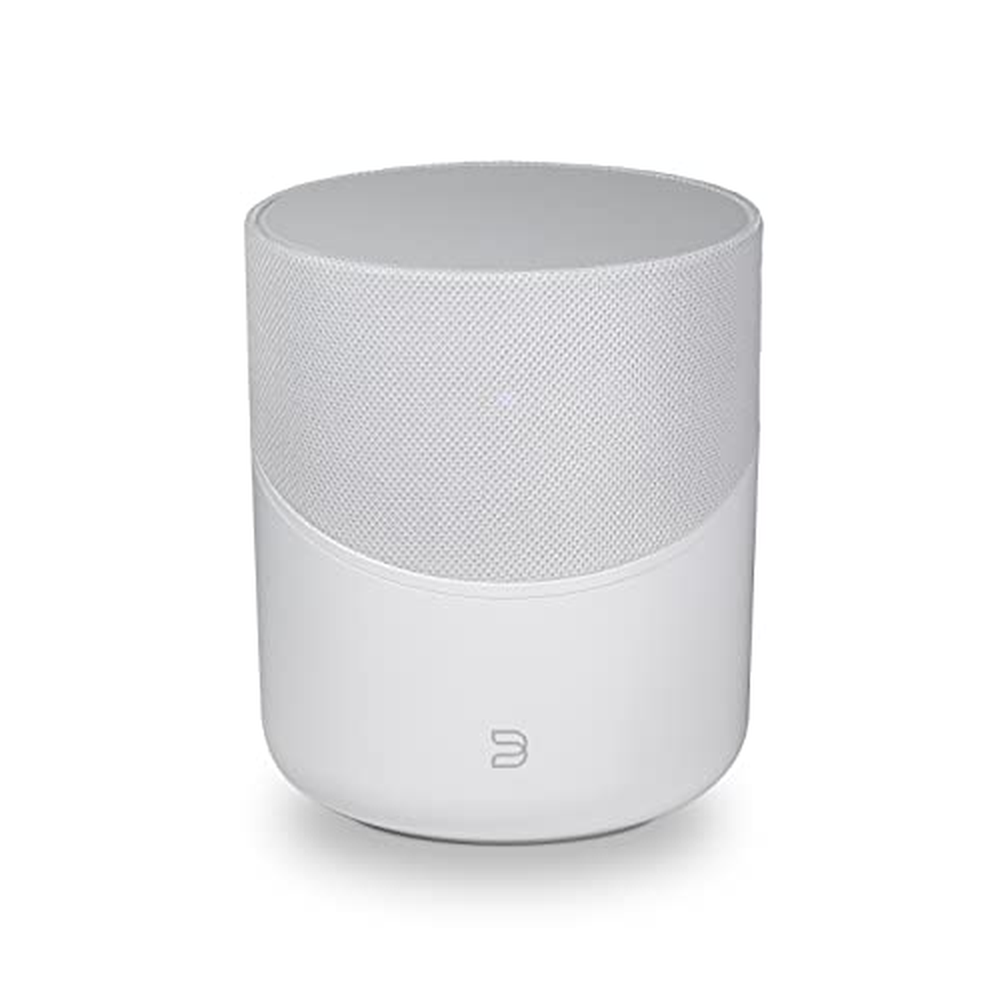 Bluesound Pulse M Omni-Hybrid Bezdrátový reproduktor pro streamování hudby s Bluetooth - kompatibilní s Alexou a Siri (bílý)