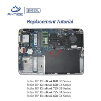 SN03XL ST03XL 11.4V 44Wh Laptop Akku für HP EliteBook 820 G3/ 820 G4/ 725 G3/ 725 G4 Series HSTNN-DB6V HSTNN-l42C HSTNN-UB6T SN0