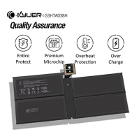 K KYUER G3HTA038H DYNM02 Tablet Akku kompatibilní s Microsoft Surface Pro 5 5th 1796 2017/Surface Pro 6 6th 1807 1809 1796 2018 